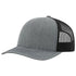 Custom Richardson 112Y | Youth Trucker Hat - Heather Grey/ Black - The Luua Company
