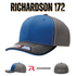 Custom Richardson 172 | Pulse Sportmesh R - Flex Cap - Black/ Charcoal Split - The Luua Company
