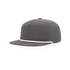 Custom Richardson 256 Umpqua Hat | Personalized Leather Patch Old School Grandpa Cap in Charcoal / White - The Luua Company