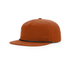Custom Richardson 256 Umpqua Hat | Personalized Leather Patch Old School Grandpa Cap in Dark Orange / Black -The Luua Company