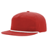 Custom Richardson 256 Umpqua Hat | Personalized Leather Patch Old School Grandpa Cap in Red / White - The Luua Company