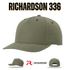 Custom Richardson 336 | Leather Patch Trucker Hat - Black - The Luua Company