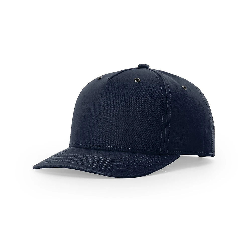Custom Richardson 336 | Leather Patch Trucker Hat - Navy - The Luua Company