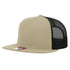 Custom Richardson 511 | Wool Blend Flat Bill Trucker Cap - Khaki/ Black - The Luua Company