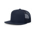 Custom Richardson 511 | Wool Blend Flat Bill Trucker Cap - Navy/ Navy - The Luua Company