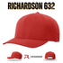 Custom Richardson 632 Hat | R - Flex Performance Snapback - Black - The Luua Company