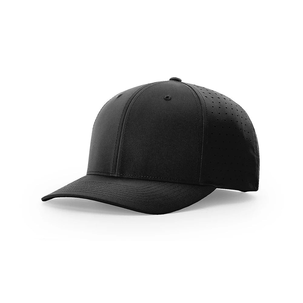 Custom Richardson 632 Hat | R - Flex Performance Snapback - Black - The Luua Company