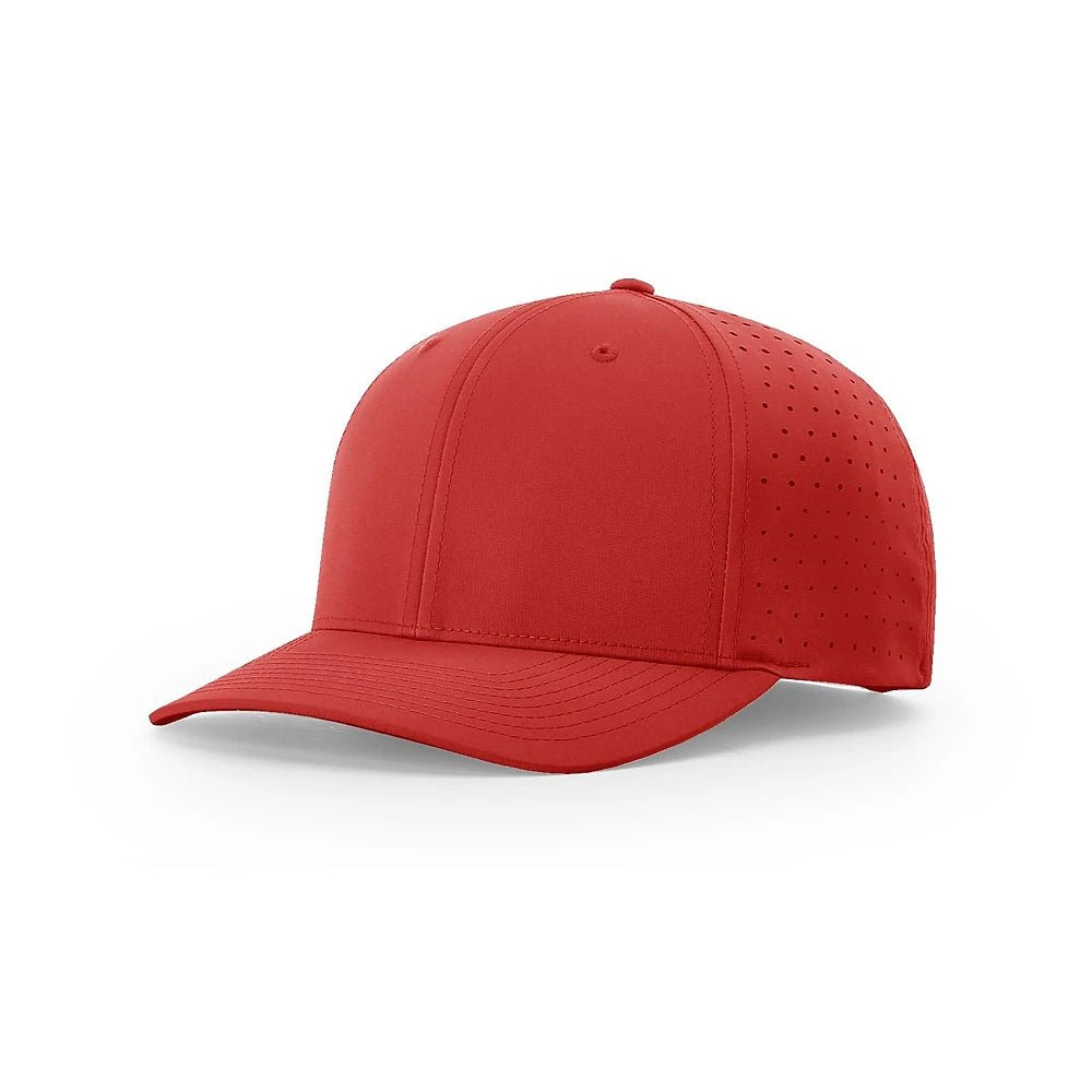 Custom Richardson 632 Hat | R - Flex Performance Snapback - Red - The Luua Company