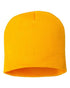 Custom Sportsman SP08 8" Knit Beanie | Low - Profile Skull Cap - Gold - The Luua Company