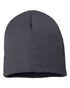 Custom Sportsman SP08 8" Knit Beanie | Low - Profile Skull Cap - Heather Charcoal - The Luua Company