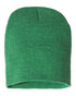 Custom Sportsman SP08 8" Knit Beanie | Low - Profile Skull Cap - Heather Kelly - The Luua Company