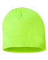 Custom Sportsman SP08 8" Knit Beanie | Low - Profile Skull Cap - Safety Yellow - The Luua Company