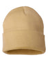 Custom Sportsman SP12 12" Cuffed Beanie | Classic Knit Hat - Camel - The Luua Company