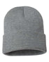 Custom Sportsman SP12 12" Cuffed Beanie | Classic Knit Hat - Dark Heather Grey - The Luua Company