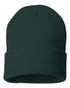 Custom Sportsman SP12 12" Cuffed Beanie | Classic Knit Hat - Forest - The Luua Company