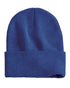 Custom Sportsman SP12 12" Cuffed Beanie | Classic Knit Hat - Heather Dark Royal - The Luua Company