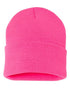 Custom Sportsman SP12 12" Cuffed Beanie | Classic Knit Hat - Neon Pink - The Luua Company