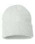 Custom Sportsman SP12 12" Cuffed Beanie | Classic Knit Hat - White - The Luua Company