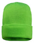 Custom Sportsman SP12FL 12" Utility Beanie | Industrial Safety Hat - Neon Green - The Luua Company