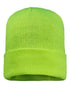 Custom Sportsman SP12FL 12" Utility Beanie | Industrial Safety Hat - Safety Yellow - The Luua Company