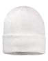 Custom Sportsman SP12FL 12" Utility Beanie | Industrial Safety Hat - White - The Luua Company