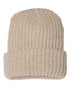Custom Sportsman SP90S 12" Slouch Beanie | Relaxed Thin Knit Lifestyle Hat - Oatmeal - The Luua Company