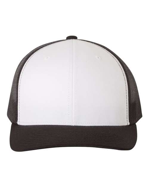 Custom Yupoong 6606 Retro Trucker Hat | Personalized Leather Patch Cap (TEST)