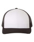 Custom Yupoong 6606 Retro Trucker Hat | Personalized Leather Patch Cap (TEST)