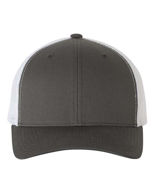 Custom Yupoong 6606 Retro Trucker Hat | Personalized Leather Patch Cap (TEST)