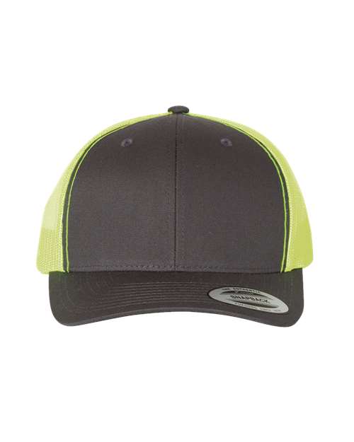 Custom Yupoong 6606 Retro Trucker Hat | Personalized Leather Patch Cap (TEST)