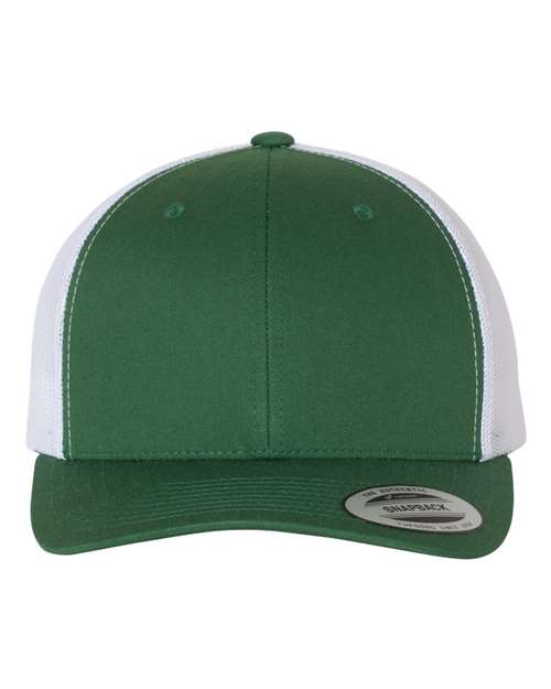Custom Yupoong 6606 Retro Trucker Hat | Personalized Leather Patch Cap (TEST)