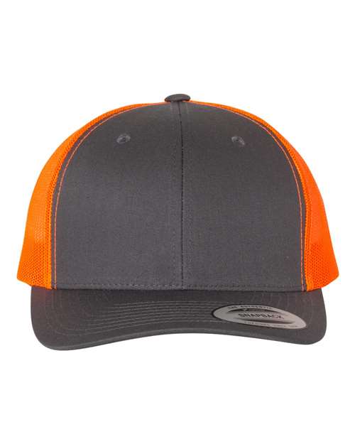 Custom Yupoong 6606 Retro Trucker Hat | Personalized Leather Patch Cap (TEST)