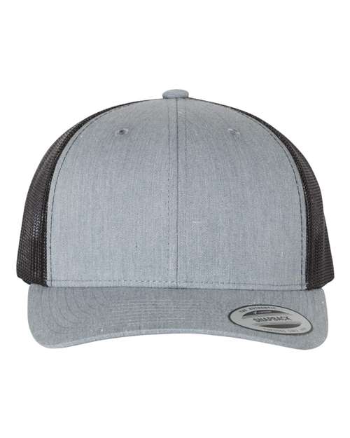 Custom Yupoong 6606 Retro Trucker Hat | Personalized Leather Patch Cap (TEST)