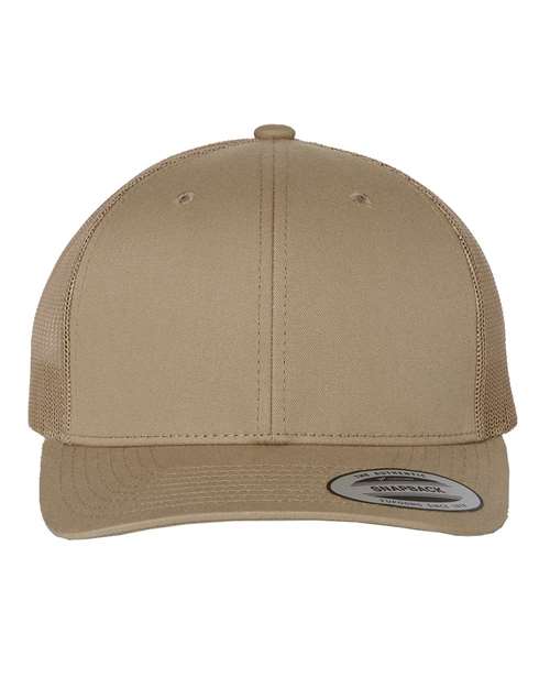 Custom Yupoong 6606 Retro Trucker Hat | Personalized Leather Patch Cap (TEST)
