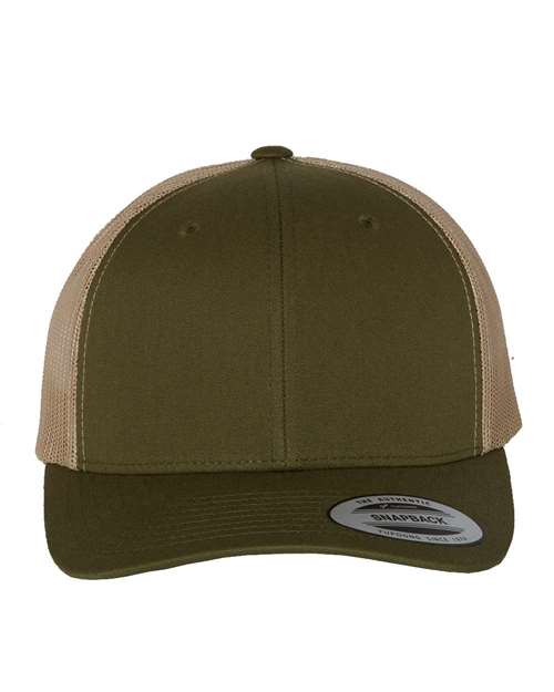 Custom Yupoong 6606 Retro Trucker Hat | Personalized Leather Patch Cap (TEST)