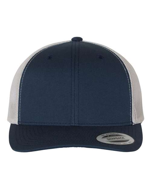 Custom Yupoong 6606 Retro Trucker Hat | Personalized Leather Patch Cap (TEST)
