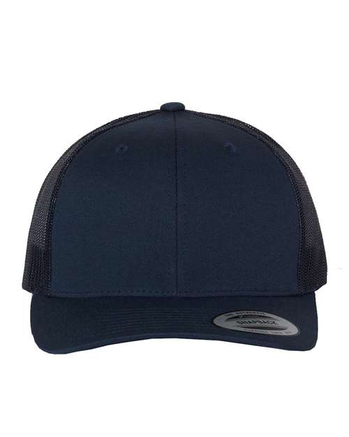 Custom Yupoong 6606 Retro Trucker Hat | Personalized Leather Patch Cap (TEST)