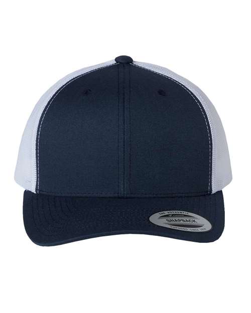 Custom Yupoong 6606 Retro Trucker Hat | Personalized Leather Patch Cap (TEST)