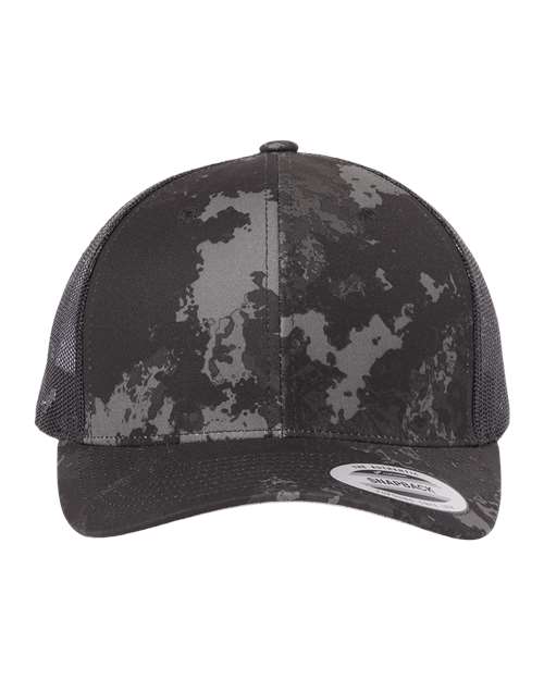 Custom Yupoong 6606 Retro Trucker Hat | Personalized Leather Patch Cap (TEST)