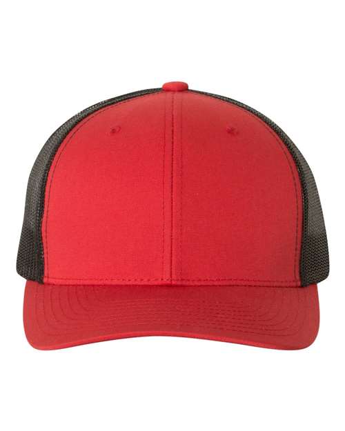 Custom Yupoong 6606 Retro Trucker Hat | Personalized Leather Patch Cap (TEST)