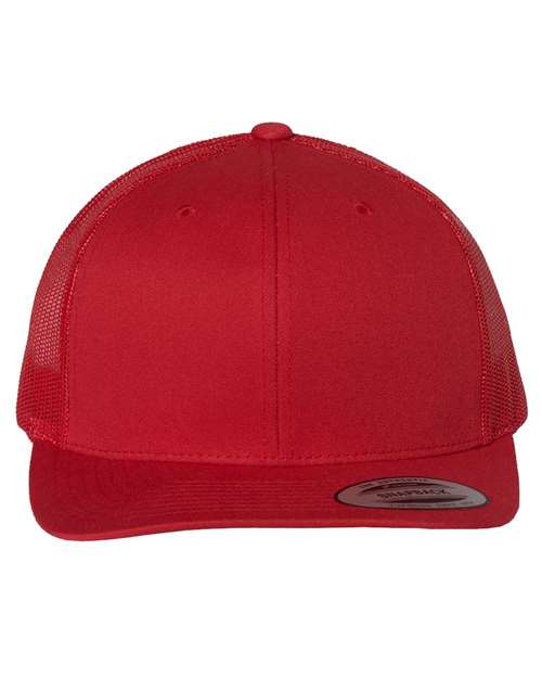 Custom Yupoong 6606 Retro Trucker Hat | Personalized Leather Patch Cap (TEST)