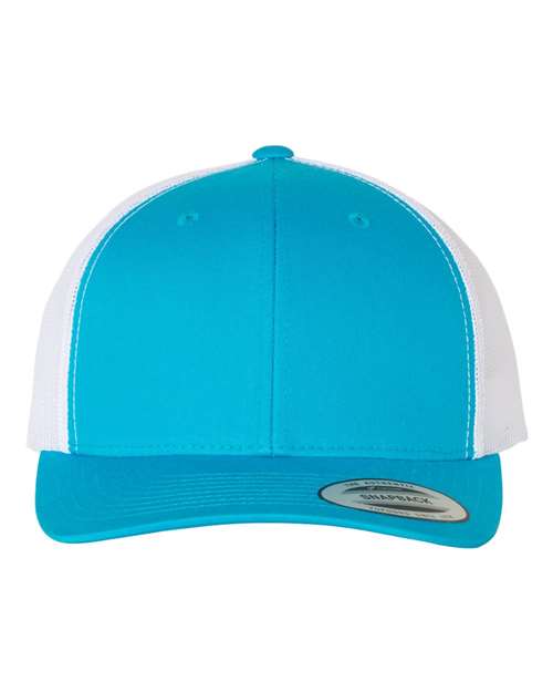 Custom Yupoong 6606 Retro Trucker Hat | Personalized Leather Patch Cap (TEST)