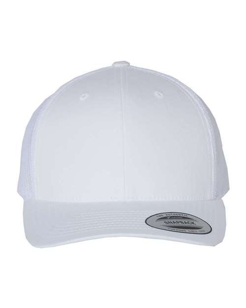Custom Yupoong 6606 Retro Trucker Hat | Personalized Leather Patch Cap (TEST)