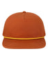 Five - Panel Rope Cap - Rust - The Luua Company
