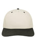 Heritage Twill Cap - Stone/ Black - The Luua Company