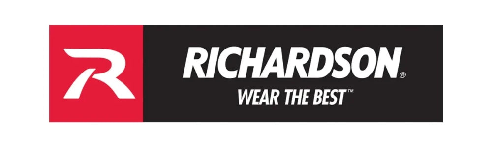 Richardson logo with a red 'R' on a black background