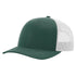 Richardson 115 Custom Hat | Low Profile Trucker in Heather Dark Green/ Silver - The Luua Company