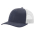 Richardson 115 Custom Hat | Low Profile Trucker in Heather Navy/ Light Grey - The Luua Company