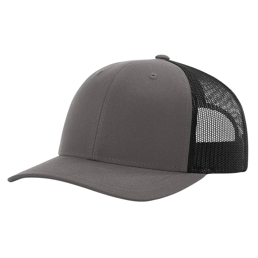Richardson 115 Custom Hat | Low Profile Trucker in Charcoal/ Black - The Luua Company