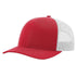 Richardson 115 Custom Hat | Low Profile Trucker in Heather Red/ Light Grey - The Luua Company